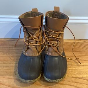 8-inch Unlined L.L. Bean Boot in Tan/Brown